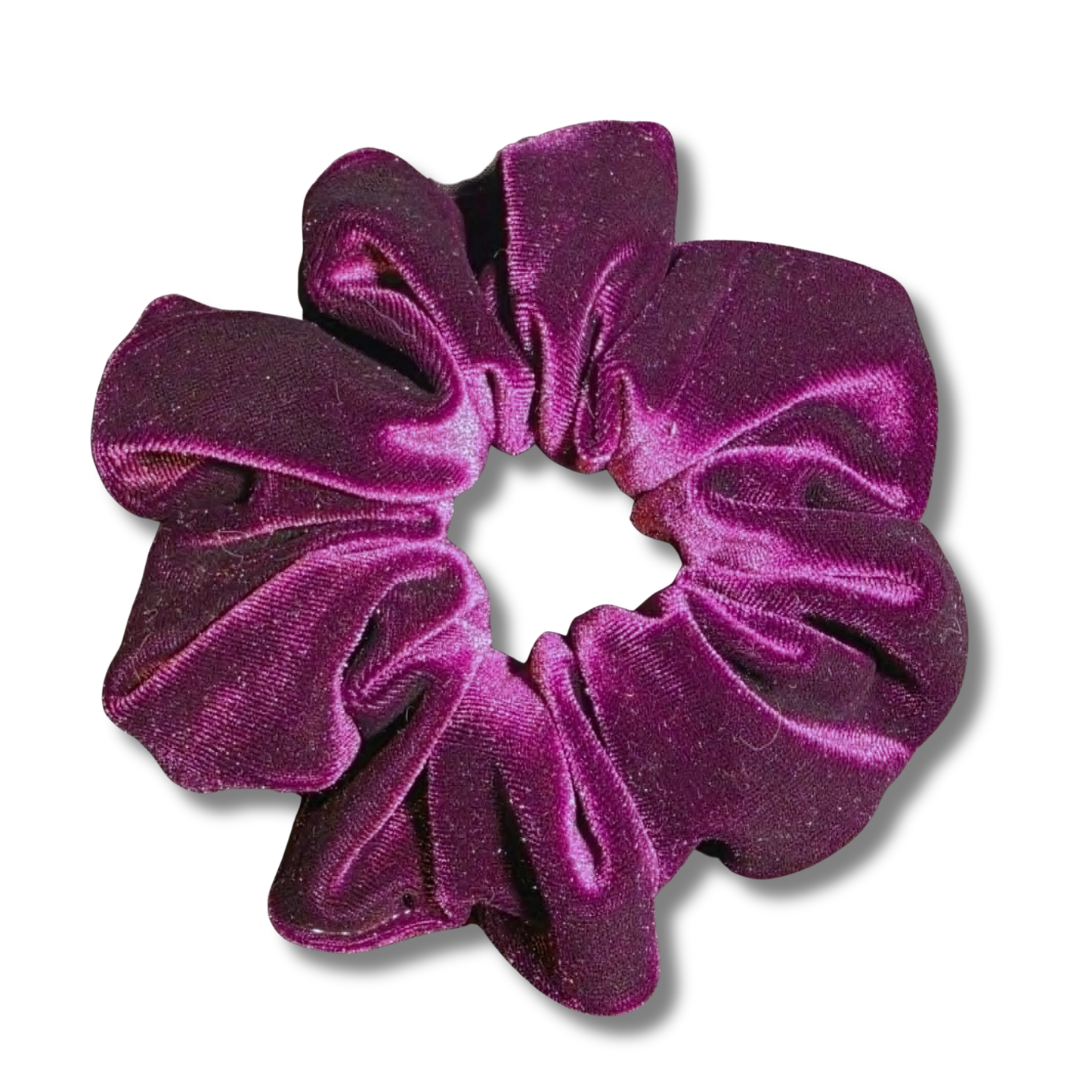 Purple Velvet Scrunchie