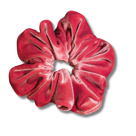 Dusty Pink Velvet Scrunchie