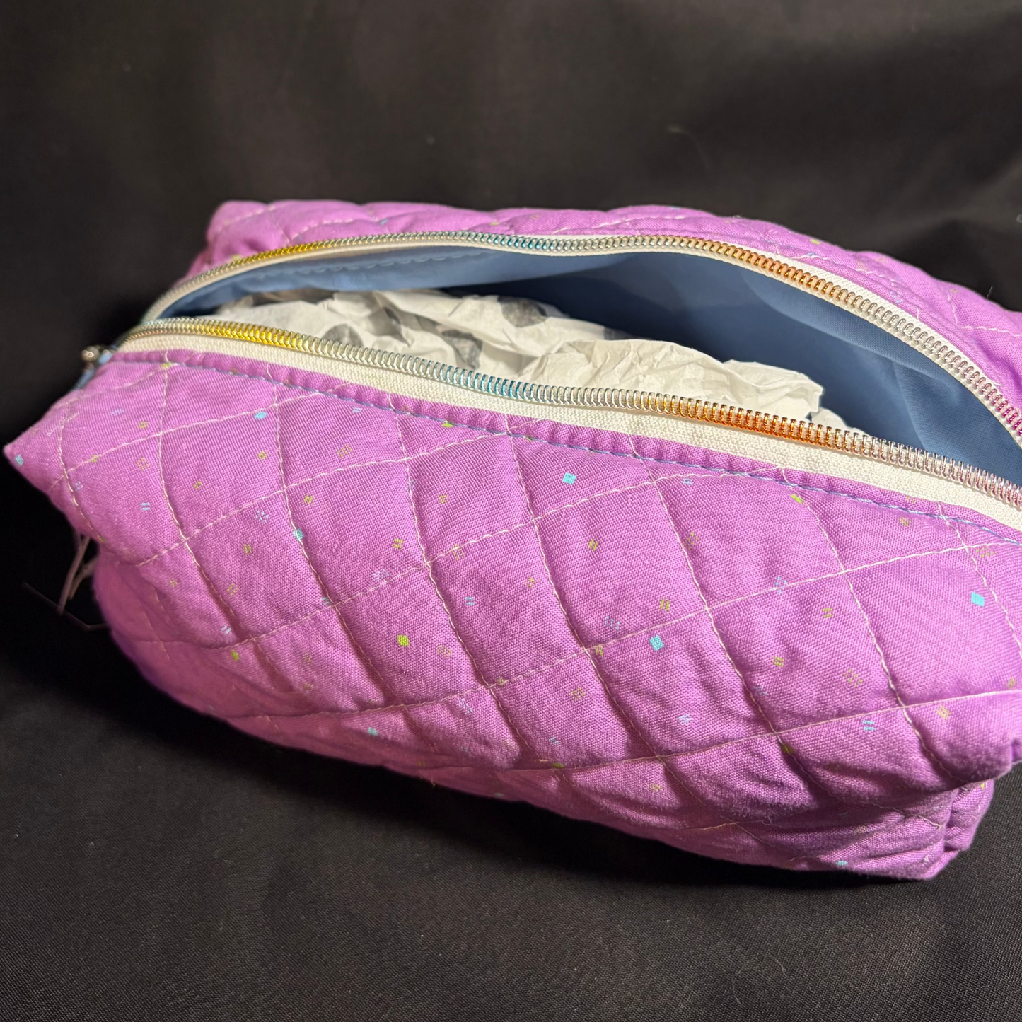 Purple Confetti Pouches