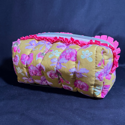Pink Funky Floral Boxy Bag
